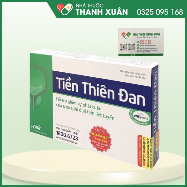 Tiền thiên đan - Giúp giảm sự phát triển của u xơ (phì đại) tiền liệt tuyến